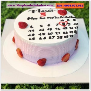 Bánh Sinh Nhật Cuốn Lịch - CL42